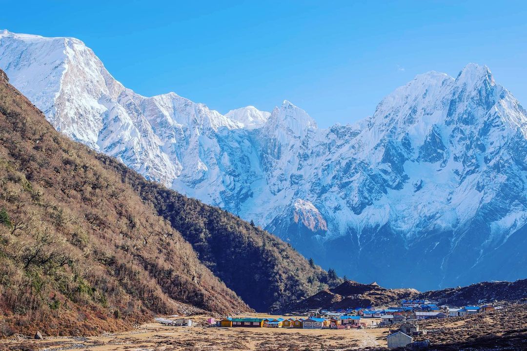 beautiful Nubri Valley in the Manaslu Region