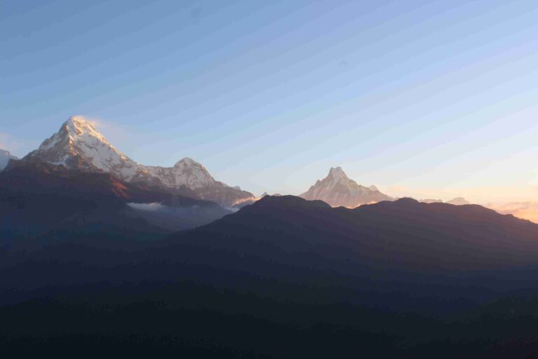 Majestic Sunrise seen from Poon Hill Viewpoint